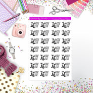 Workout Stickers, Planner Stickers, Journal Stickers, Functional Planner Stickers, Stationary Stickers