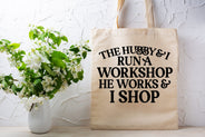 Workshop I Shop 100% Cotton Tote Bag