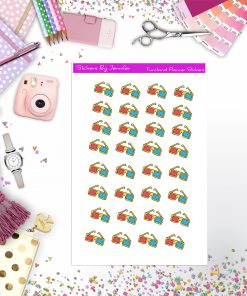 3D Glasses Stickers, Planner Stickers, Journal Stickers, Functional Planner Stickers, Stationary Stickers