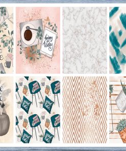 Home Sweet Home Full Box Planner Stickers, Big Happy Planner, Erin Condren, Classic Happy Planner