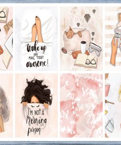 Morning Person Full Box Planner Stickers, Big Happy Planner, Erin Condren, Classic Happy Planner