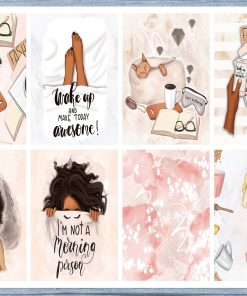 Morning Person Full Box Planner Stickers, Big Happy Planner, Erin Condren, Classic Happy Planner