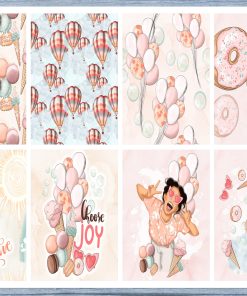 Be Positive Full Box Planner Stickers, Big Happy Planner, Erin Condren, Classic Happy Planner