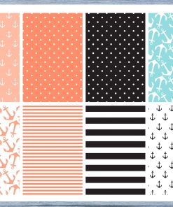 Anchors Full Box Planner Stickers, Big Happy Planner, Erin Condren, Classic Happy Planner