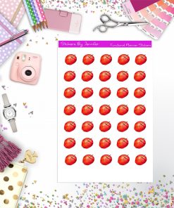 Apples Stickers, Planner Stickers, Journal Stickers, Functional Planner Stickers, Stationary Stickers
