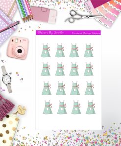 Apron Stickers, Planner Stickers, Journal Stickers, Functional Planner Stickers, Stationary Stickers