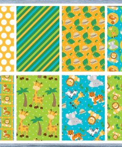 Baby Safari Full Box Planner Stickers, Big Happy Planner, Erin Condren, Classic Happy Planner