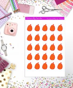 Bag of Oranges Stickers, Planner Stickers, Journal Stickers, Functional Planner Stickers, Stationary Stickers