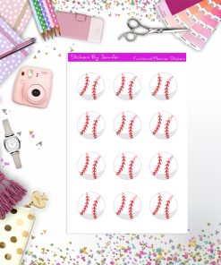Baseball Stickers, Planner Stickers, Journal Stickers, Functional Planner Stickers, Stationary Stickers