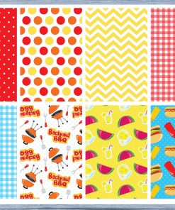 BBQ Full Box Planner Stickers, Big Happy Planner, Erin Condren, Classic Happy Planner