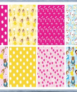 Beast And Beauty Full Box Planner Stickers, Big Happy Planner, Erin Condren, Classic Happy Planner, Mini Happy Planner