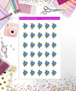 Berry Fruit Stickers, Planner Stickers, Journal Stickers, Functional Planner Stickers, Stationary Stickers