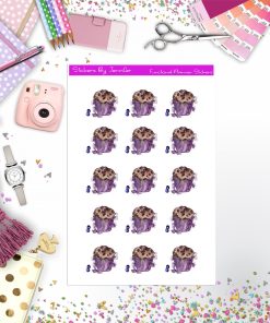 Berry Muffin Stickers, Planner Stickers, Journal Stickers, Functional Planner Stickers, Stationary Stickers
