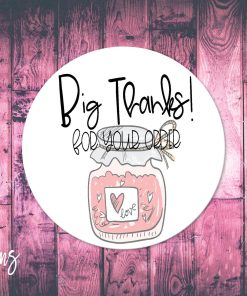 Big Thanks For Your Order, Small Business Stickers, Circle Stickers, Stationary Stickers, Functional Planner Stickers, Envelope Stickers