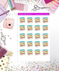 Books Stickers, Planner Stickers, Journal Stickers, Functional Planner Stickers, Stationary Stickers