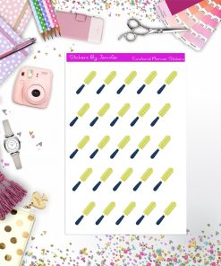 Bottle Brush Cleaner Stickers, Planner Stickers, Journal Stickers, Functional Planner Stickers, Stationary Stickers