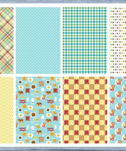 Breakfast Full Box Planner Stickers, Big Happy Planner, Erin Condren, Classic Happy Planner, Mini Happy Planner