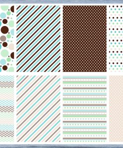 Brown Dots Full Box Planner Stickers, Big Happy Planner, Erin Condren, Classic Happy Planner