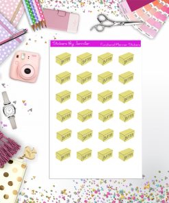 Butter Stickers, Planner Stickers, Journal Stickers, Functional Planner Stickers, Stationary Stickers