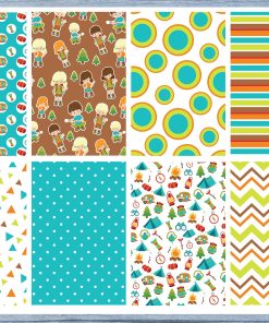 Camping Full Box Planner Stickers, Big Happy Planner, Erin Condren, Classic Happy Planner