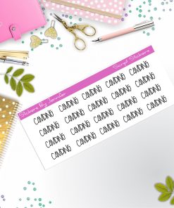 Camping Script Stickers, Typography Stickers, Planner Stickers, Journal Stickers, Functional Planner Stickers, Stationary Stickers
