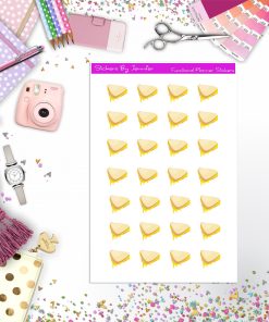 Cheese Sandwich Stickers, Planner Stickers, Journal Stickers, Functional Planner Stickers, Stationary Stickers