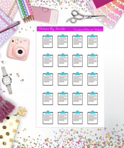 Clipboard Stickers, Planner Stickers, Journal Stickers, Functional Planner Stickers, Stationary Stickers