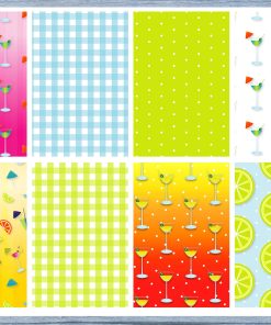 Cocktail Full Box Planner Stickers, Big Happy Planner, Erin Condren, Classic Happy Planner