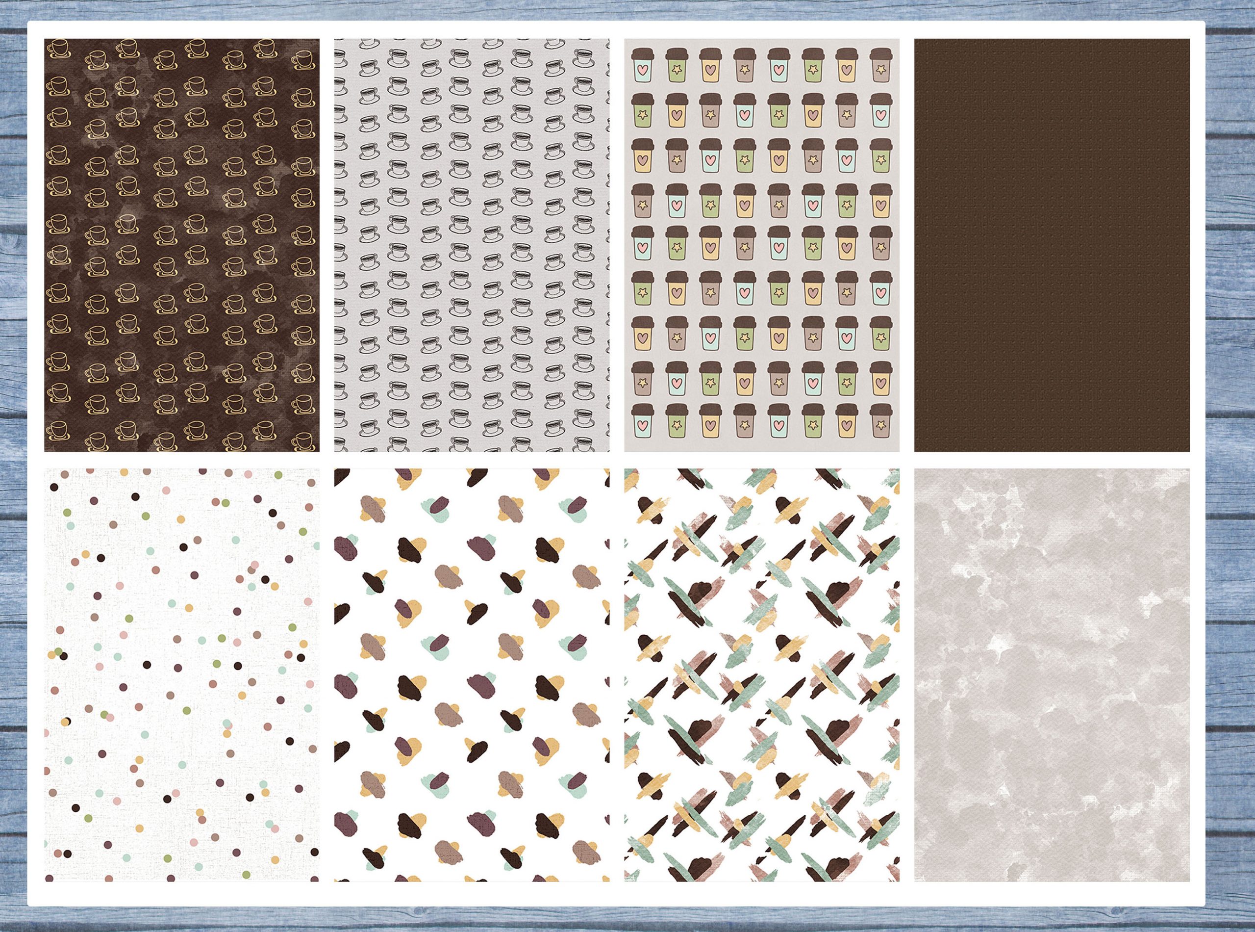 Coffee Full Box Planner Stickers, Big Happy Planner, Erin Condren, Classic Happy Planner