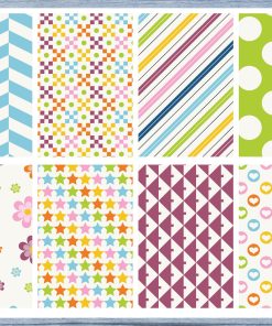 Colorful Flowers Full Box Planner Stickers, Big Happy Planner, Erin Condren, Classic Happy Planner