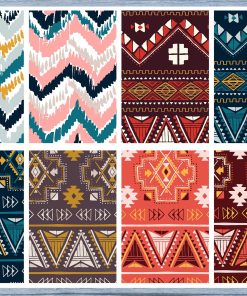 Colorful Geometric Full Box Planner Stickers, Big Happy Planner, Erin Condren, Classic Happy Planner