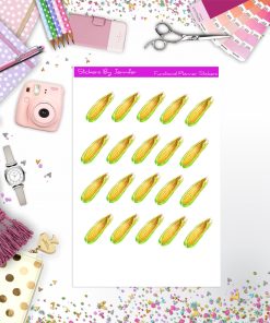 Corn Stickers, Planner Stickers, Journal Stickers, Functional Planner Stickers, Stationary Stickers