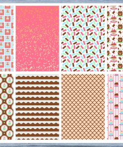 Cupcakes Full Box Planner Stickers, Big Happy Planner, Erin Condren, Classic Happy Planner