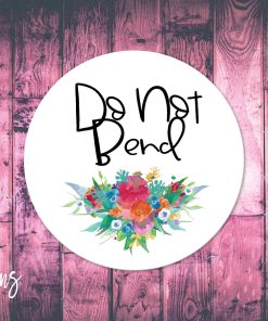 Do Not Bend, Small Business Stickers, Circle Stickers, Stationary Stickers, Functional Planner Stickers, Envelope Stickers