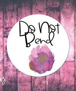 Do Not Bend, Small Business Stickers, Circle Stickers, Stationary Stickers, Functional Planner Stickers, Envelope Stickers