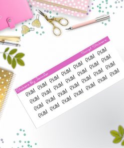 Exam Script Stickers, Typography Stickers, Planner Stickers, Journal Stickers, Functional Planner Stickers, Stationary Stickers