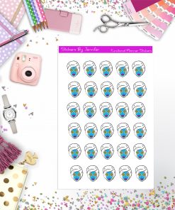 Facial Stickers, Planner Stickers, Journal Stickers, Functional Planner Stickers, Stationary Stickers