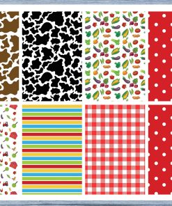 Farm Life Full Box Planner Stickers, Big Happy Planner, Erin Condren, Classic Happy Planner