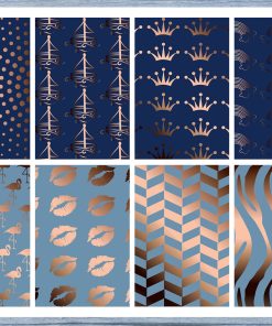 Faux Metallic Rose Gold Full Box Planner Stickers, Big Happy Planner, Erin Condren, Classic Happy Planner