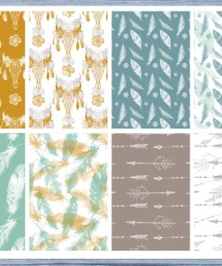 Feathers Full Box Planner Stickers, Big Happy Planner, Erin Condren, Classic Happy Planner, Mini Happy Planner