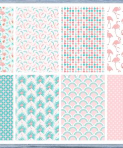 Flamingo Full Box Planner Stickers, Big Happy Planner, Erin Condren, Classic Happy Planner, Mini Happy Planner