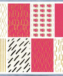 Floral Gold Full Box Planner Stickers, Big Happy Planner, Erin Condren, Classic Happy Planner, Mini Happy Planner