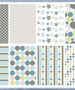 Flower Pattern Full Box Planner Stickers, Big Happy Planner, Erin Condren, Classic Happy Planner