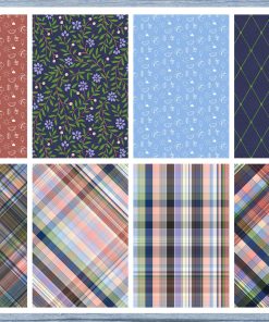 Flower Plaid Full Box Planner Stickers, Big Happy Planner, Erin Condren, Classic Happy Planner