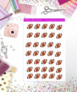 Football Stickers, Planner Stickers, Journal Stickers, Functional Planner Stickers, Stationary Stickers