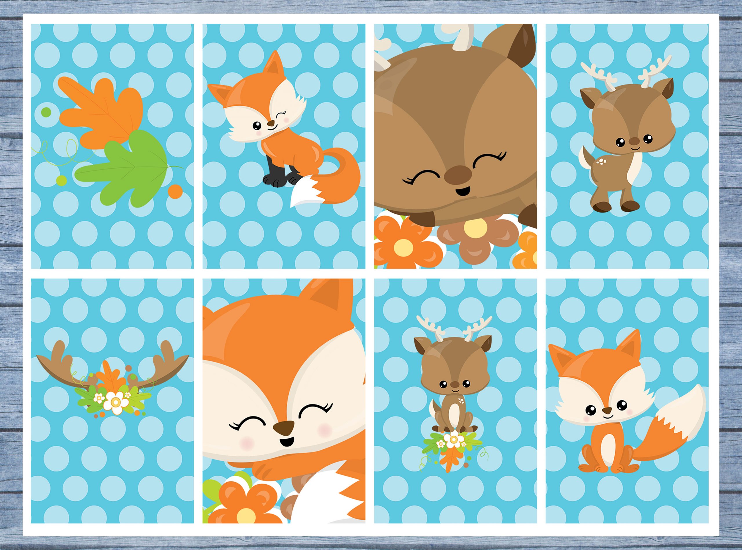 Foxy Full Box Planner Stickers, Big Happy Planner, Erin Condren, Classic Happy Planner