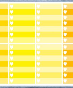 Full Box Planner Stickers, Ombre Full Box Planner Stickers, Planner Stickers, Ombre Heart Stickers, Personal Planner Stickers 011