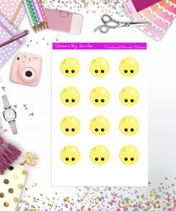 Full Moon Stickers, Planner Stickers, Journal Stickers, Functional Planner Stickers, Stationary Stickers