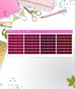 Glitter (Faux) Planner Headers, Planner Stickers, Journal Stickers, Functional Planner Stickers, Stationary Stickers