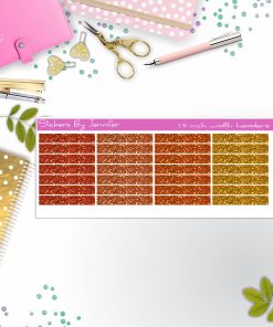 Glitter (Faux) Planner Headers, Planner Stickers, Journal Stickers, Functional Planner Stickers, Stationary Stickers